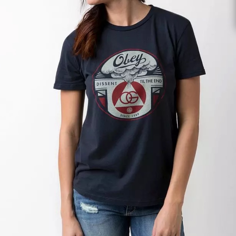 Obey Dissent Til The End T-Shirt